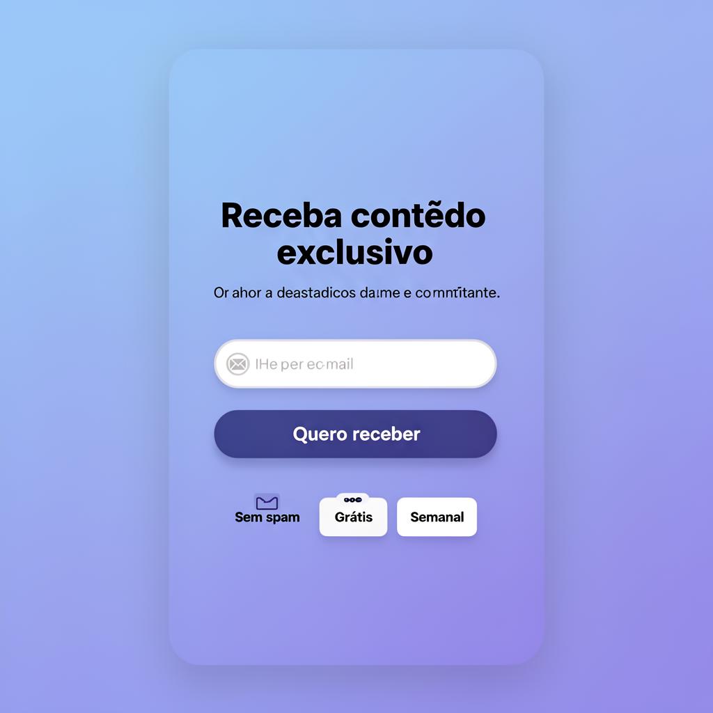 Prévia do template Captação de Leads com formulário e chamada para ação